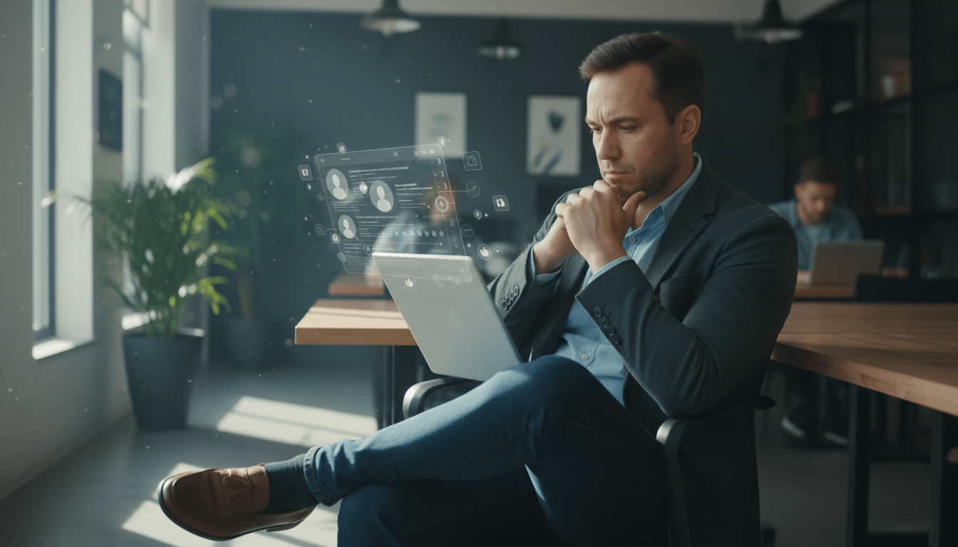 Weblish B2B Buyer Researching on Social Media