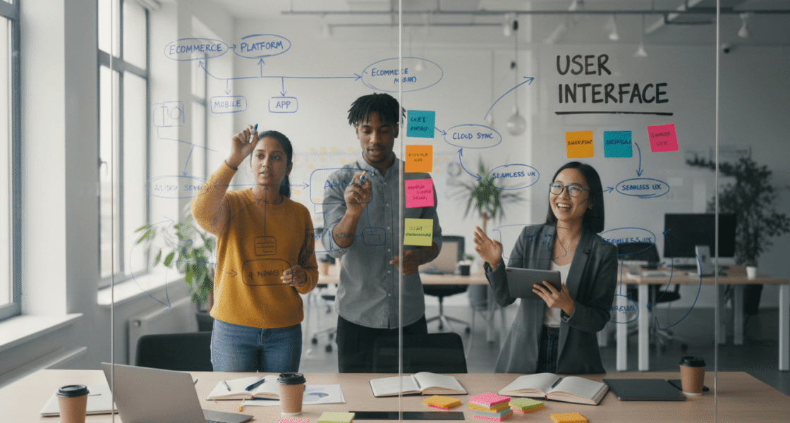 Weblish Innovators: Team Brainstorming Social Media App Development Ideas