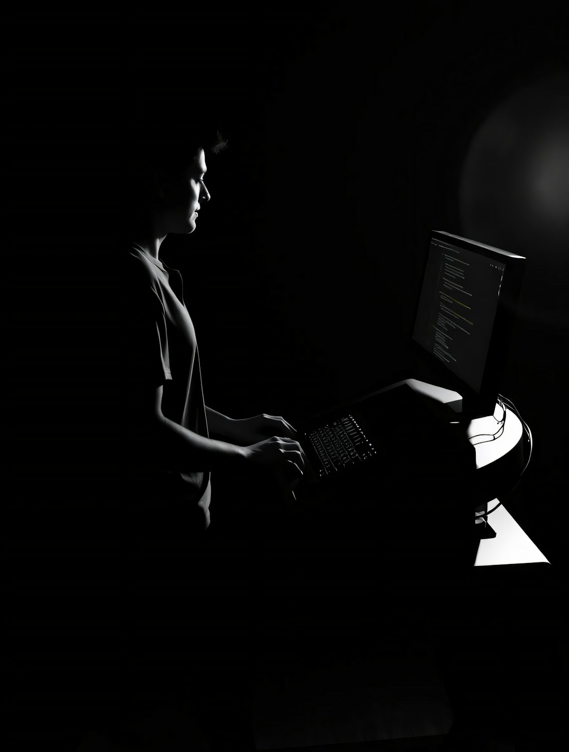 A person using a smartphone to search online, representing how users actively seek out content and creators.