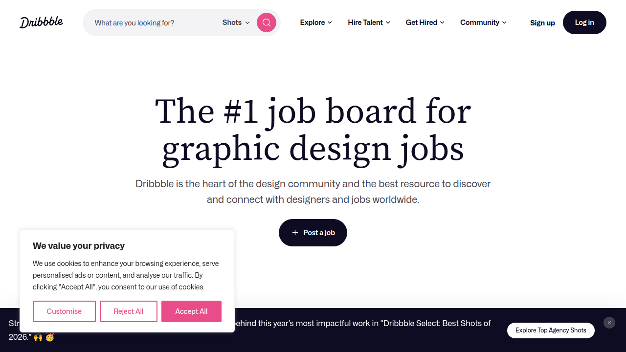 Specialized platforms like Dribbble provide a focused marketplace for design jobs, connecting businesses with a talent pool of UX professionals.