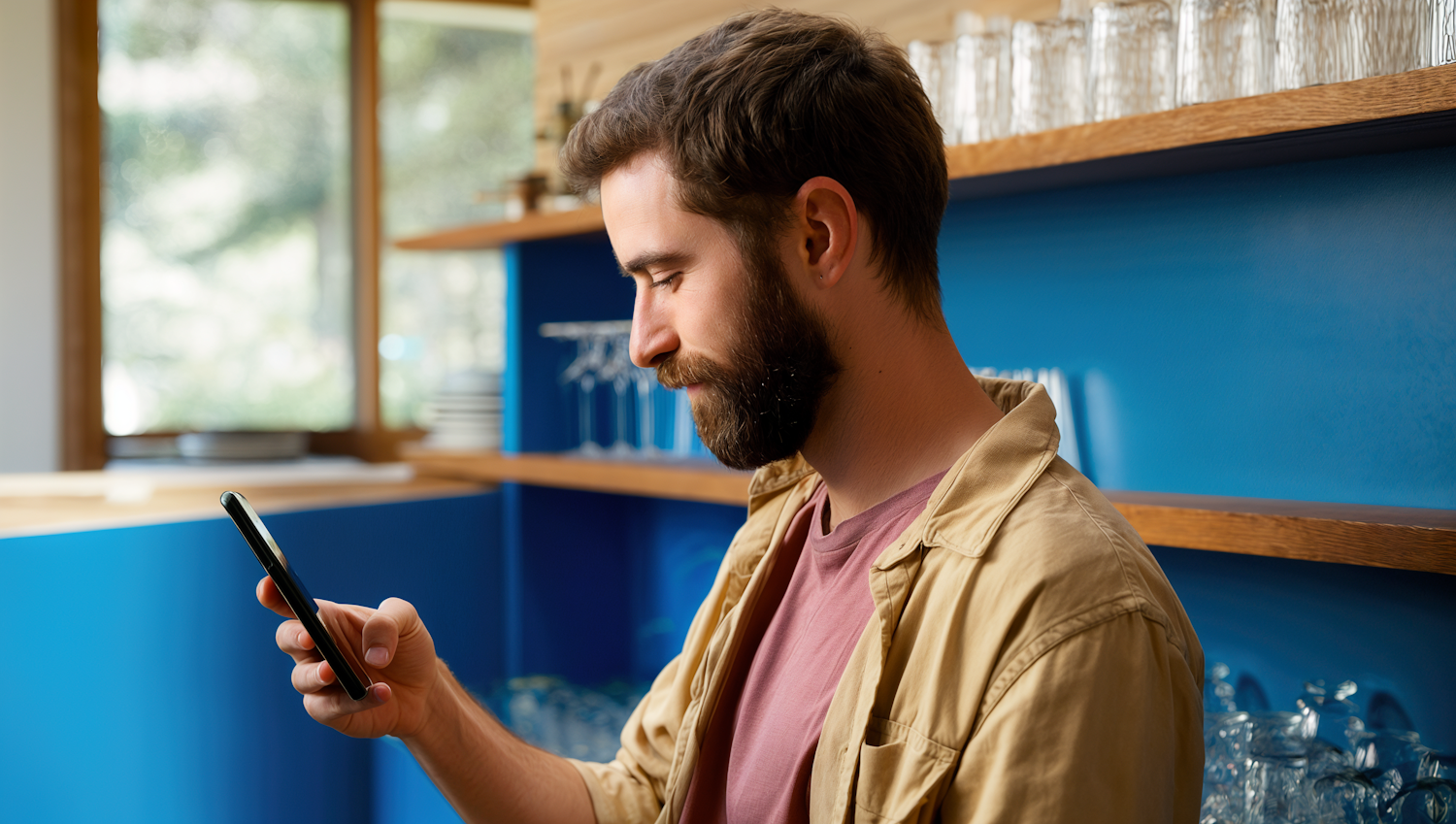 A person using a smartphone to browse a website, emphasizing the importance of mobile optimization in today's digital landscape.