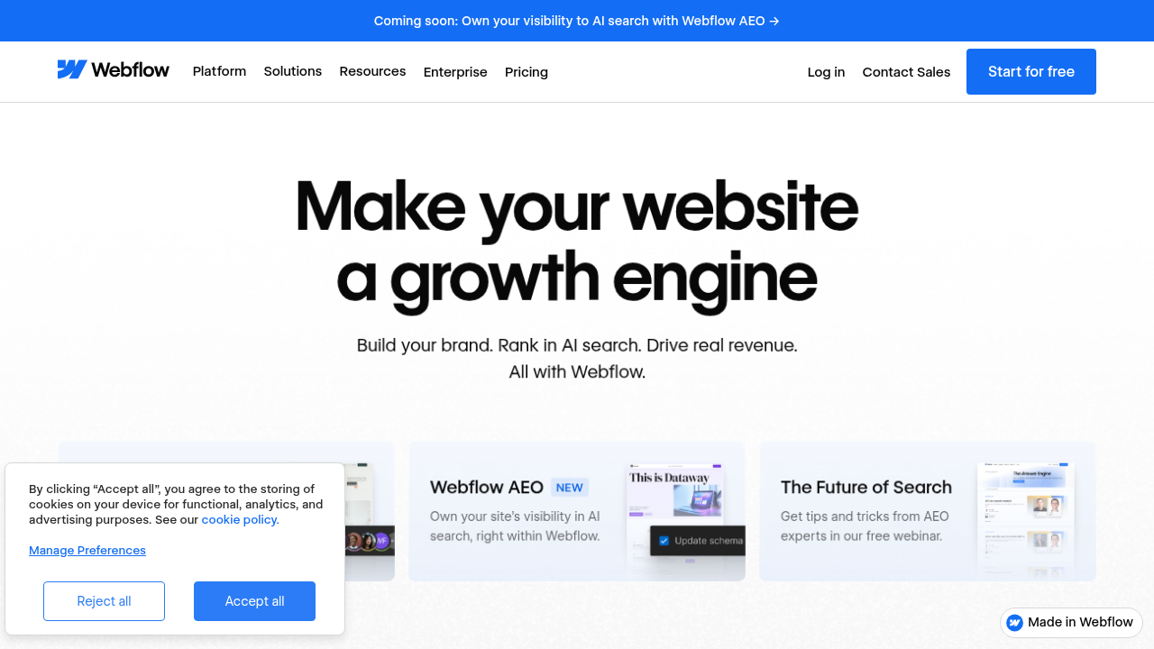 Webflow is a popular web design platform frequently referenced in industry reports on UI/UX designer salaries.