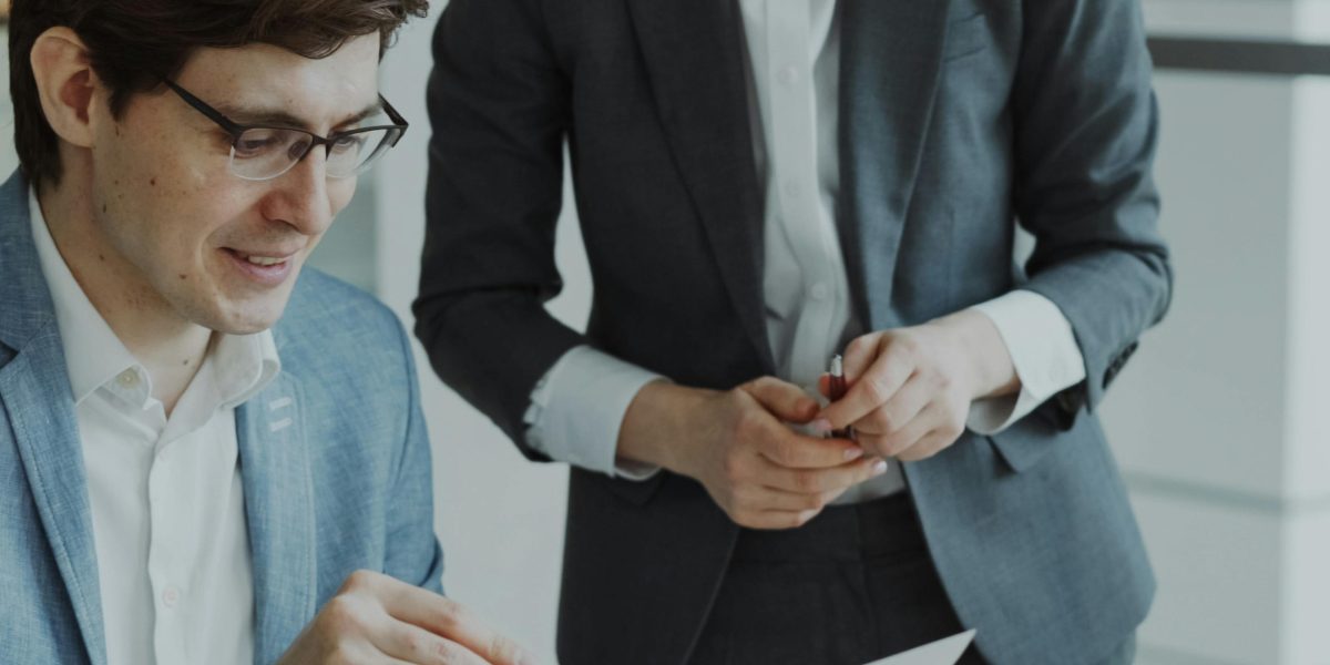 A small business owner strategizing how to use design for growth.