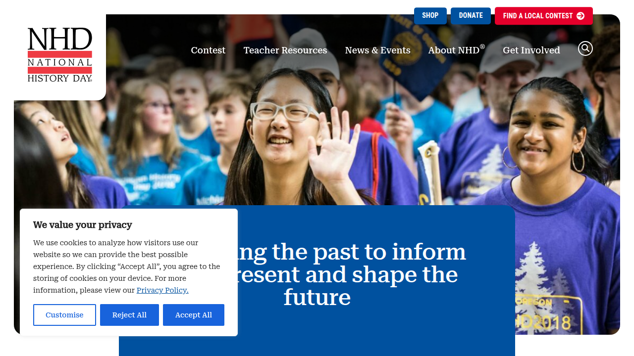 The official National History Day website serves as the primary gateway to rules, resources, and important updates for students and educators.