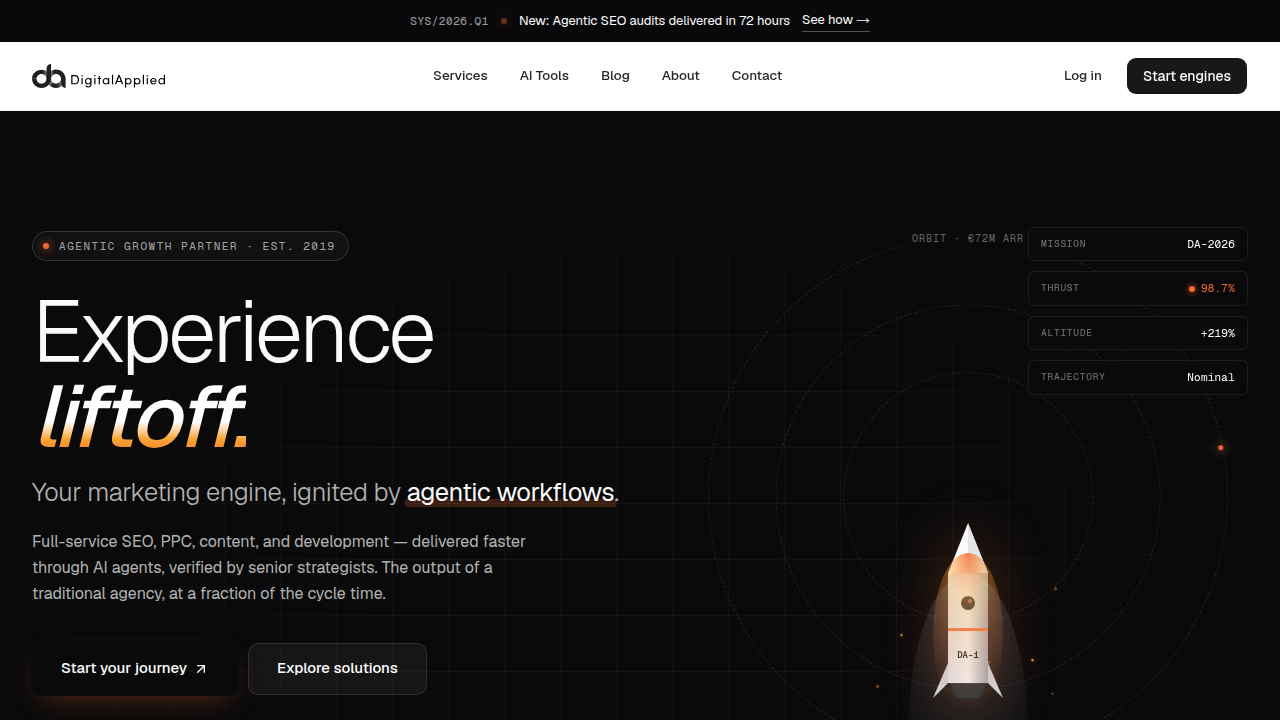 Visit Digital Applied's website for insights into current marketing agency pricing models.