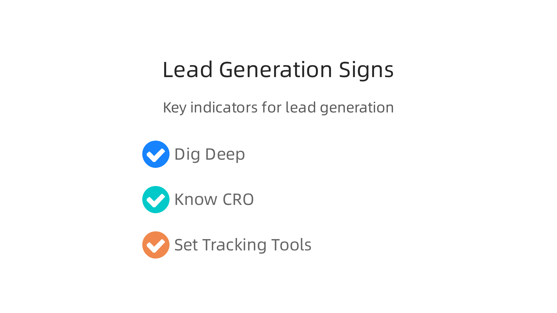 Key indicators that a website design company prioritizes lead generation for its clients.