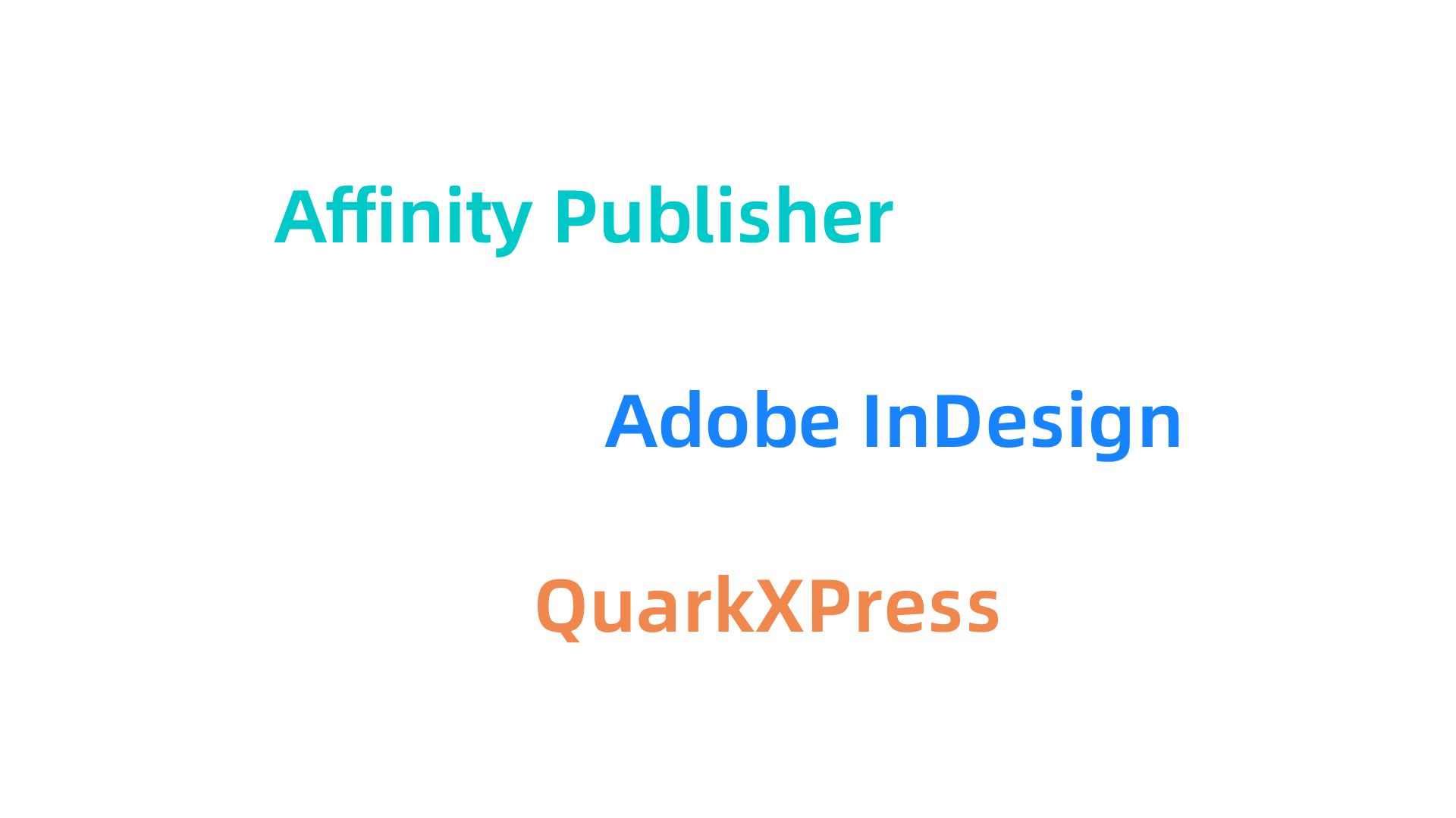 Overview of the primary software applications utilized in newspaper graphic design workflows.